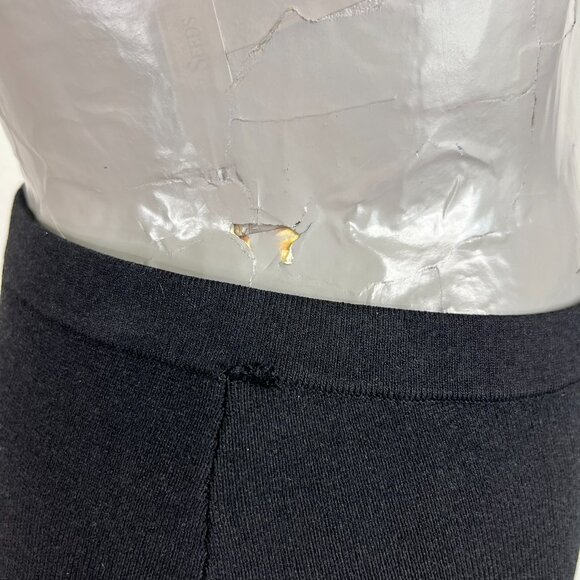 Calvin Klein Heron Preston Knit Ribbed Orange Stitch Black Mini Skirt 2021 - Picture 7 of 10